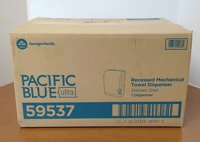 Buy Georgia-Pacific 59537 Recessed Mechanical Towel Dispenser Stainless Steel • 9.99$