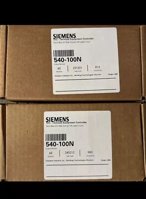 Buy New Siemens 540-100N TEC Terminal Equipment Controller. Unopened. • 400$