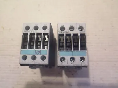 Buy LOT OF 2  Siemens Sirius 3RT1023-1B   Contactor  Used Excellent CONDITIONS • 60$