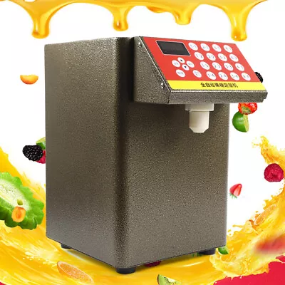 Buy 110V 8000CC Fructose Dispenser Bubble Tea Equip Quantitative Machine Coffee Shop • 178$
