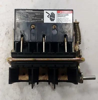 Buy 1 Used Siemens Mcs603r Disconnect Switch Series A **make Offer*** • 44.99$