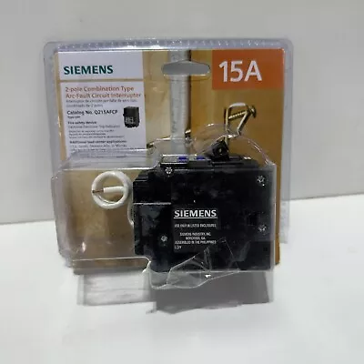 Buy Siemens Q215AFC Circuit Breaker - Black • 65$