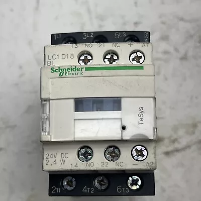 Buy 🔥Schneider LC1D18-BL Contactor 24VDC 2,4W 32A, Used, Qty Avail, Free Ship🇺🇸 • 25$