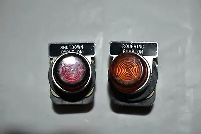 Buy ^^ Allen Bradley 800t-pt16 1 Orange 1 Red Illuminated Push Buttons  (sc108) • 40$