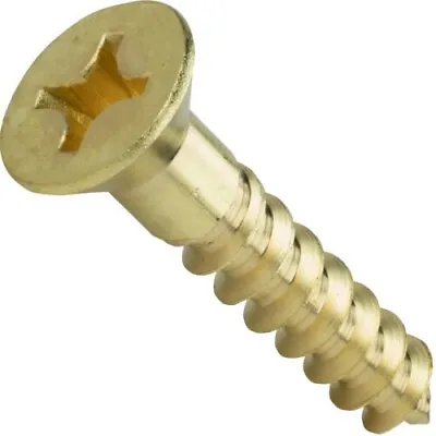 Buy #8 Solid Brass Phillips Flat Head Wood Screw (all Sizes & Qtys) • 8.50$