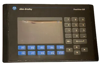 Buy Allen Bradley 2711-B5A1 /F PanelView 550 Mono Touch/Key/RIO AC FRN 3.30 • 789.46$