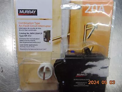 Buy MURRAY / SIEMENS MPA120AFCP 20 Amps Combination Single Arc Fault Breaker • 34.50$