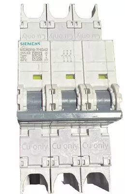 Buy New Siemens 3p Circuit Breaker C-curve 10a Ul489 480/277v  5sj4310-7hg42 • 145.95$