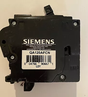 Buy Siemens QA120AFCN Circuit Breaker AFCI *Loose/No Box • 35$
