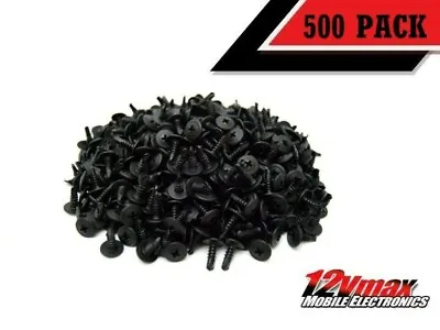 Buy 500 Self Tapping/Drilling Black Screws 1/2  3/4  & 1  Phillips Truss Head Wafer • 22.99$