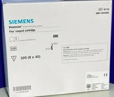 Buy DF125 Siemens Dade  Dimension (DBIL) Direct Bilirubin (320 Tests /Box) • 59$