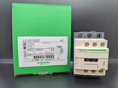 Buy Schneider Electric LC1D12G7 12 AMP 120VAC Contactor Square D UL Listed • 44$