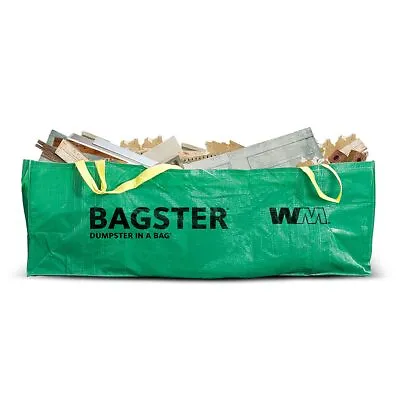 Buy BAGSTER 3CUYD Dumpster In A Bag Holds Up To 3,300 Lb, Green • 42.51$