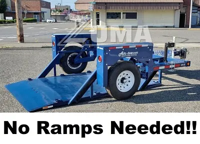 Buy NEW Air-tow S10-55  Hydraulic Drop Deck Trailer (NO RAMPS!!) - IN STOCK In WA! • 14,500$
