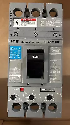 Buy Siemens Fxd63b150 150 Amp Circuit Breaker Sentron 3 Pole 600 Vac - New -warranty • 450$