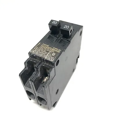 Buy Siemens Q2020 20/20A Amp 1-1 Pole 120/240v Tandem Circuit Breaker 60hz • 7.50$