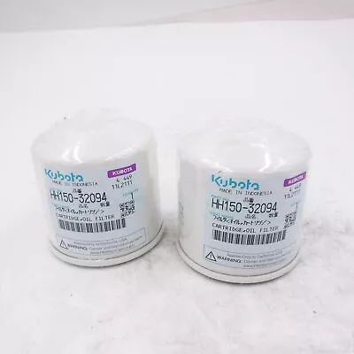 Buy 2 PK OEM Kubota Oil Filters HH150-32094 For B1550D B1550E B1550HST-D • 28.99$