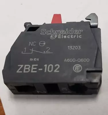 Buy Schneider Electric ZBE-102  Harmony, 22mm Push Butto , Contact Block, 1 NC • 4$
