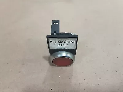 Buy Allen Bradley Red Button 800F-X10 Ser. A  #1004I74 • 12.99$