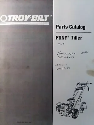 Buy Troy-Bilt PONY Walk Roto Tiller Parts Catalog Manual Garden-Way 1991 Composter • 62.99$