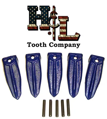 Buy 156ST Star Bucket Teeth (5 Pack) +Pins, Forged In The USA By H&L Tooth Co. X156 • 88.95$
