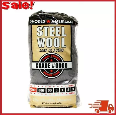 Buy Steel Wool 12 Pad Fine Grade Rhodes, American Final Finish Super Fine Steel Wool • 7.12$