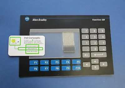 Buy Allen Bradley 2711-K5A And 2711-B5 PanelView 550 Keypad Replacement Membrane • 199.95$
