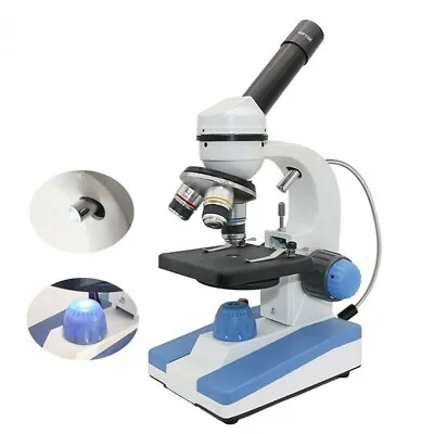 Buy Student 2000X Monocular Biological Microscope USB LED Light & Adjustable Bottom • 99.18$