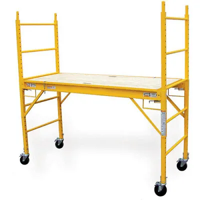 Buy Pro-Series 6' Multipurpose Functional Steel Professional Indoor/out Scaffolding • 219$