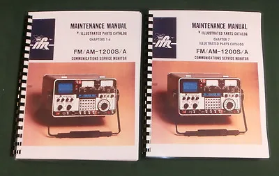 Buy IFR FM/AM 1200S/A COMMUNICATIONS MONITOR SERVICE MANUAL W/11x17  Schematics! • 79.50$