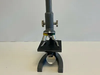 Buy Vintage Bausch & Lomb B&L Microscope With Objectvies • 100$