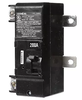 Buy Siemens EQ8695 200 A 2 Pole 120-240 V Main Circuit Breaker • 75$