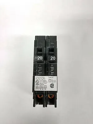 Buy Siemens Q2020 1-Pole Tandem 20-Amp/20-Amp 120/240V Plug-In Circuit Breaker • 28.99$