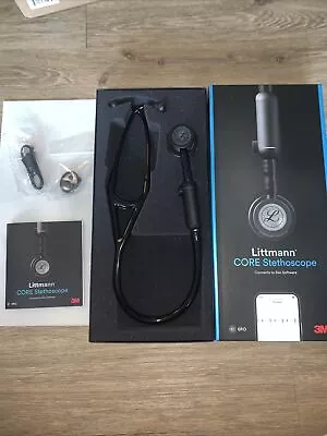 Buy 3M Littmann CORE Digital Stethoscope Connect To Eko Software Black 8480 • 259.99$