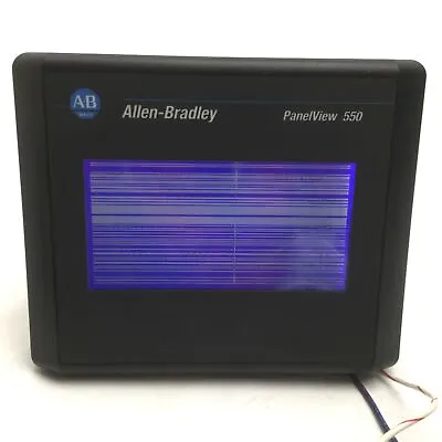 Buy Allen Bradley 2711-T5A20L1 PanelView 550 Touch Screen, Series B, *Bad Screen* • 500$