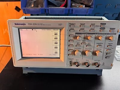 Buy Tektronix TDS220 Digital Oscilloscope Including Manuals And Case, Used As Is • 225$