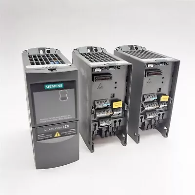 Buy Siemens Micromaster 420 6SE6420-2UD21-5AA1 380-480V 1.50kW Inverter LOT 3 Parts • 179.99$