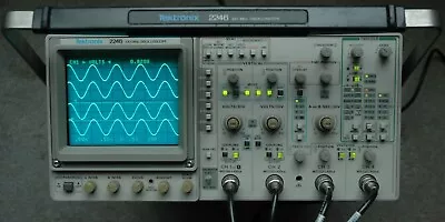 Buy Refurbished Tektronix 2246 100 MHz Oscilloscope With 2 New Probes, Power Cord • 260$