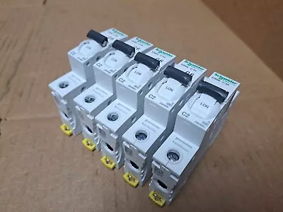 Buy Schneider Electric Circuit Breaker (Lot Of 5) Part No. IC65N C 2A • 80$