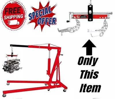Buy Heavy Duty Engine Hoist Leveler Cherry Picker Shop Crane Load Lift Tool 1500 Lbs • 68.72$