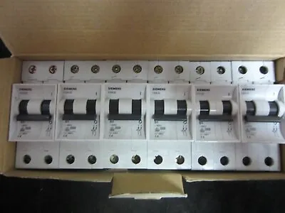 Buy Siemens 5SX2 201-8 Miniature Circuit Breaker Lot Of 6 • 169$