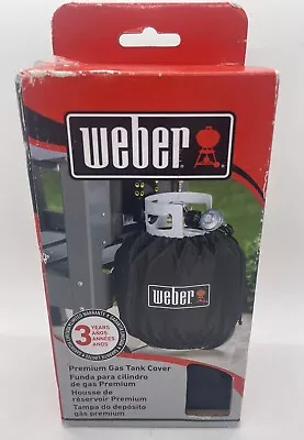 Buy Weber 20 Lbs Propane Tank Cylinder Cover BLACK 7137 **NEW** • 19.95$