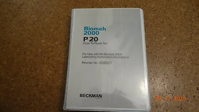 Buy BECKMAN BIOMEK 2000 P20 P 20 SINGLE TIP PIPETTE TOOL W/ Case • 100$