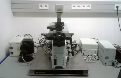 Buy Olympus IX81 Spektrales Konfokales Laserscanning Microscope Fluoview 1000 • 118,229.37$