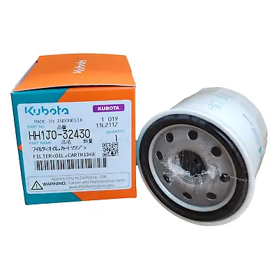 Buy Genuine OEM Kubota HH1J0-32430 (Replaces HH150-32430) Oil Filter • 12.95$