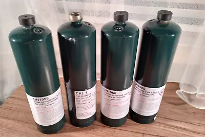 Buy 4 EMPTY Un1956 And CAL 1 15210 Empty COMPRESSED Gas Tanks Paintball Medical • 49$