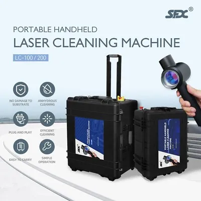 Buy 200W Laser Cleaning Machine Laser Rust Remover Portable Handheld Laser Cleaner • 27,299$