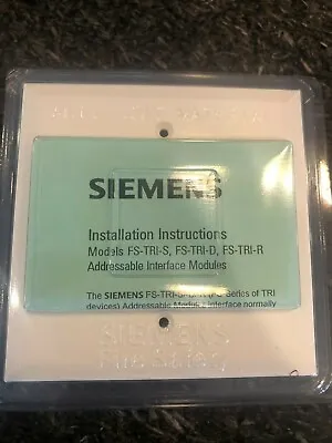 Buy Siemens FS-TRI-R Addressable Intelligent Relay Module For FS-100 Brand New! • 225$