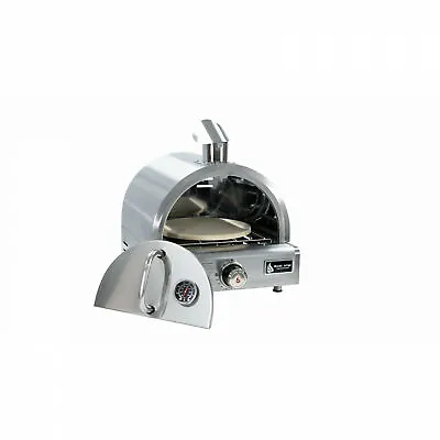 Buy Portable Pizza Oven Countertop Propane Gas Stainless Steel Temperature Gauge • 330.99$