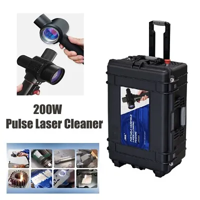 Buy US Second-hand 200W Pulsed Laser Cleaning Machine Metal Rust Removal Painting • 11,500$